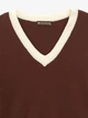 Пуловер однотонний жіночий GENUA G01124-0004 S Коричневий shop (2000999584862) - зображення 2