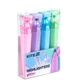 Текстовые маркеры Kite K24-1146-4 Highlighter Creative Glitter набор 4 цвета неоновые с блестками - изображение 2