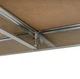 Стелаж металевий збірний P2P 180×75×30 см Оцинкований (5 полиць HDF, навантаження 175 кг) безболтовий на зацепах (RALGALVA) - изображение 4