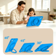 Протиударний дитячий чохол EVA Kids Eagle з ручко-підставкою для Samsung Galaxy Tab A11 / Tab A9 / Tab A7 Lite (екран 8.7" дюймів) Блакитний - зображення 4