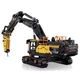 Конструктор Экскаватор Volvo EC500 Hybrid для мальчиков совместимый Подъемный кран строительный - изображение 4