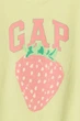 Комплект: футболка та шорти Gap 86-92(см) Жовтий (158353) - зображення 2