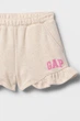 Комплект: футболка и шорты Gap 98(см) Молочный (158684) - изображение 2