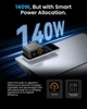 Сетевое зарядное устройство для телефона GaN 140W с дисплеем на 4 порта 3USB-C + USB-A Vention DASH PRO GaN5.0 Charger with Smart Display Titanium Gray - изображение 2