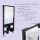 Готове рішення Qtap для ванної кімнати: підвісний унітаз Tern Ultra Quiet 525x345x360 + комплект інсталяції Standard (лінійна клавіша Chrome) - зображення 4
