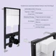 Готовое решение Qtap для ванной комнаты: подвесной унитаз Jay Rimless 485x360x320 + комплект инсталляции Standard (линейная кнопка Chrome) - изображение 4