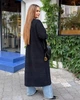 Женский кардиган теплый удлиненный из альпаки с поясом 60/62, Черный (VL_1112_28) - изображение 3