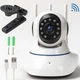 Беспроводная IP WiFi камера видеонаблюдения I-100AG, с ночным видением, датчиком движения и 3 антеннами - изображение 1