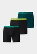 Трусы-боксерки мужские Under Armour Performance Cotton - Solid 6 3Pk MD Черный 1383889-007 - изображение 1