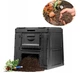 Компостер садовий Keter E-Composter Without без основи 470 L чорний 231599 - зображення 4
