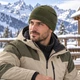 Шапка флісова біні YS-N для туризму та походів One Size оливкова - зображення 9