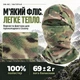 Балаклава флисовая зимняя DM-MC CP, камуфляжная, унисекс, 52–58 см - изображение 3