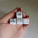 Міні механічна клавіатура-брелок клікер Keycap, 4 клавіші Котики, антистрес клікер білий з підсвіткою тетріс - изображение 3