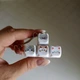 Міні механічна клавіатура-брелок клікер Keycap, 4 клавіші Котики, антистрес клікер білий з підсвіткою тетріс - изображение 4