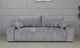 Диван Frisco Турин 2500х1000х830 мм ткань Etro 15 Серый (25931-Turin) - изображение 2