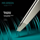 Немецкий пинцет MR.GREEN для удаления волос: бровей, бороды, подмышек и седых волос, импортная нержавеющая сталь, модель Mr-2168NI. - изображение 5