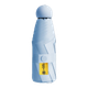 Зонт-капсула Impression City Mini Capsule с черным покрытием, защитой от УФ-излучения, легкий, портативный, для защиты от солнца и дождя, небесно-голубой цвет. - изображение 4