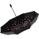 Зонт от солнца C'mon Sun Protection Umbrella, трехсекционный зонт для солнечных и дождливых дней, защита от УФ-излучения UPF50+, небольшой трехсекционный зонт с изображением цветущей сакуры. - изображение 1
