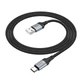 Кабель HOCO X102 Fresh charging data cable Type-C 1m. Black - изображение 3