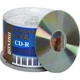 Диски Maxell CD-R, записываемые диски, чистые компакт-диски, профессиональные музыкальные диски, скорость 40-48x, емкость 700 МБ, заводская упаковка, 50 штук в коробке. - изображение 1