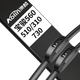 Бесшовная щетка стеклоочистителя Aolin для Baojun 560/510/310/310w/730 [модели с 2017 года по настоящее время], оригинальный заводской размер, высококачественная резиновая лента. - изображение 4