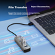 Док-станция расширения Yottamaster USB3.0 Hub, высокоскоростной 4-портовый концентратор, многопортовый адаптер для ноутбука, удлинительный кабель, 0,15 метра. - изображение 7