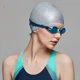 Силіконова шапочка для плавання Speedo Comfortable Hair Protection для жінок, екологічно чиста, м'яка, сіро-зелена - изображение 11