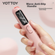 Бездротова розумна скакалка Yottoy для дорослих, зважена, для фітнесу, для спалювання жиру, професійна скакалка фіолетового кольору - изображение 9