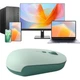 Бездротова миша HP M241, офісна миша, бездротова миша з USB-роз'ємом для дому/бізнесу/офісу/ноутбука/ПК, тиха, світло-зелена - изображение 2