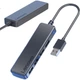 USB-хаб Lenovo, конвертер інтерфейсу 2.0, високошвидкісний адаптер розширення док-станції, концентратор-хаб, USB-подовжувач, чотиривхідна розширювальна док-станція, підходить для ноутбуків та настільних комп'ютерів, 1,5 м - изображение 2