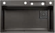 Кухонна мийка Kroner KRP Schwarze - SET7545HM PVD (3/0/0.8 мм) - зображення 2