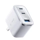 Зарядний пристрій ANKER 70W з нітридом галію PD45W, безпечна зарядка, ультрашвидка зарядка типу C 65 Вт, підходить для телефонів та ноутбуків Apple 17, iPhone 16, білий штекер - изображение 4