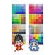 Набор для творчества Danmiqi из 24 разноцветных бусин Perler Beads, 3D-конструктор для детей, подарок. - изображение 2