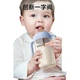 Дитяча пляшечка для пиття Potato Baby Direct з трубочкою та кульковим носиком нульової гравітації для дітей від 1 року, 300 мл, колір Misty Blue - зображення 1