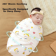 Бавовняна пелюшка Ipoosi Baby Swaddle, мішок для сну Anti-Startle Newborn Essentials, 2 шт. - изображение 7