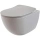 Унітаз підвісний Creavit Free FE322-11CG00E-0000 з кришкою Soft Closing , безобідковий, Cool Grey - зображення 2