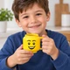 Чашка кружка для напитков голова минифигурки в стиле LEGO Man 250 мл керамическая желтая (LB-239013) - изображение 3