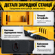 Зарядка для аккумуляторов 18V 21V Li-ion, зарядное устройство на 2 АКБ, двухканальная станция с защитой и охлаждением Черная - изображение 3