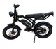 Електровелосипед Crosser 777 чорний 500W 48V 15Ah Fat Bike 20 дюймів до 45 км/год запас ходу 55 км до 150 кг 7 передач LCD гідравліка (664) - зображення 1