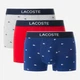 Набор трусов боксеров мужских хлопковых Lacoste 38899618 XL 3 шт Белый/Синий/Красный (1162771021) - изображение 1