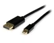 Кабель StarTech Mini DisplayPort - DisplayPort 1.2 4 м Black (MDP2DPMM4M) - зображення 1