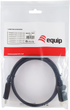 Kabel Equip DisplayPort 2.1 40 Gbps 1 m Black (4015867238981) - obraz 2