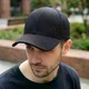 Бейсболка Котон з вишивкою Adidas Утеплена на флісі з вухами чорна S (55-56 см) - зображення 8