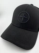 Бейсболка Котон з вишивкою STONE ISLAND Утеплена на флісі з вухами чорна S (55-56 см) - зображення 3