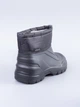 Чоловічі зимові галоші чорні з EVA та штучним хутром (B-160A) 43 - зображення 5