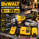 Аккумуляторная болгарка DeWalt 24 В угловая шлифмашина бесщеточная диск 125 мм УШМ 7000 об/мин батарея 5 А·ч электронная регулировка для резки металла шлифования зачистки 2 АКБ кейс - изображение 1
