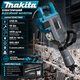 Отбойный молоток Makita 1700 Вт профессиональный электрический отбойник 45 Дж для демонтажа бетона кирпича камня 1450 уд/мин SDS-HEX антивибрационная система 220 В в кейсе - изображение 4