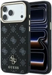 Панель Guess Peony 4G Small Logo MagSafe для Apple iPhone 18 Pro Max / Apple iPhone 17 Pro Max Black (3666339654115) - зображення 1