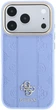 Etui Guess Stripe Peony 4G Logo MagSafe do Apple iPhone 18 Pro Max / Apple iPhone 17 Pro Max Blue (3666339653279) - obraz 3