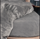 Простирадло на резинці MirSon Велюр Winter Frost 28-0005 Ashen Velvet 140х190 (2200003998023) - зображення 5